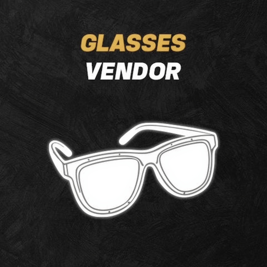 Glasses Vendor + Resell Guide